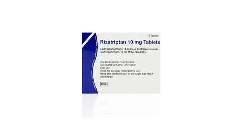Rizatriptan 10mg tablets pack