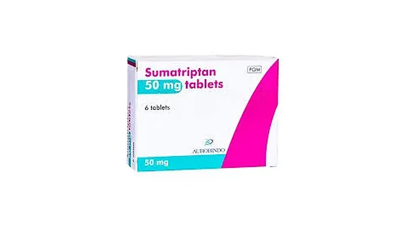Sumatriptan 50mg tablets pack