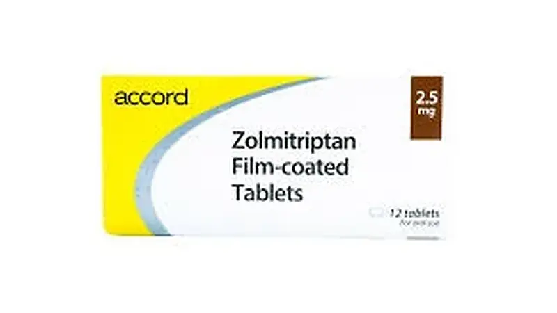Zolmitriptan film-coated tablets pack