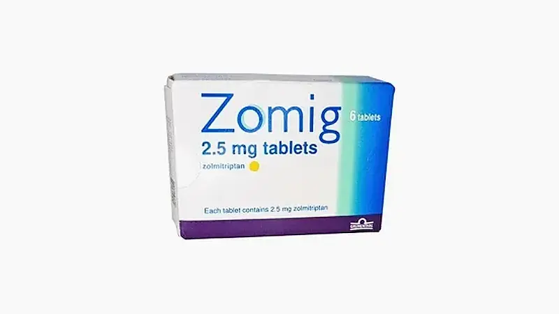 Zomig 2.5mg tablets pack